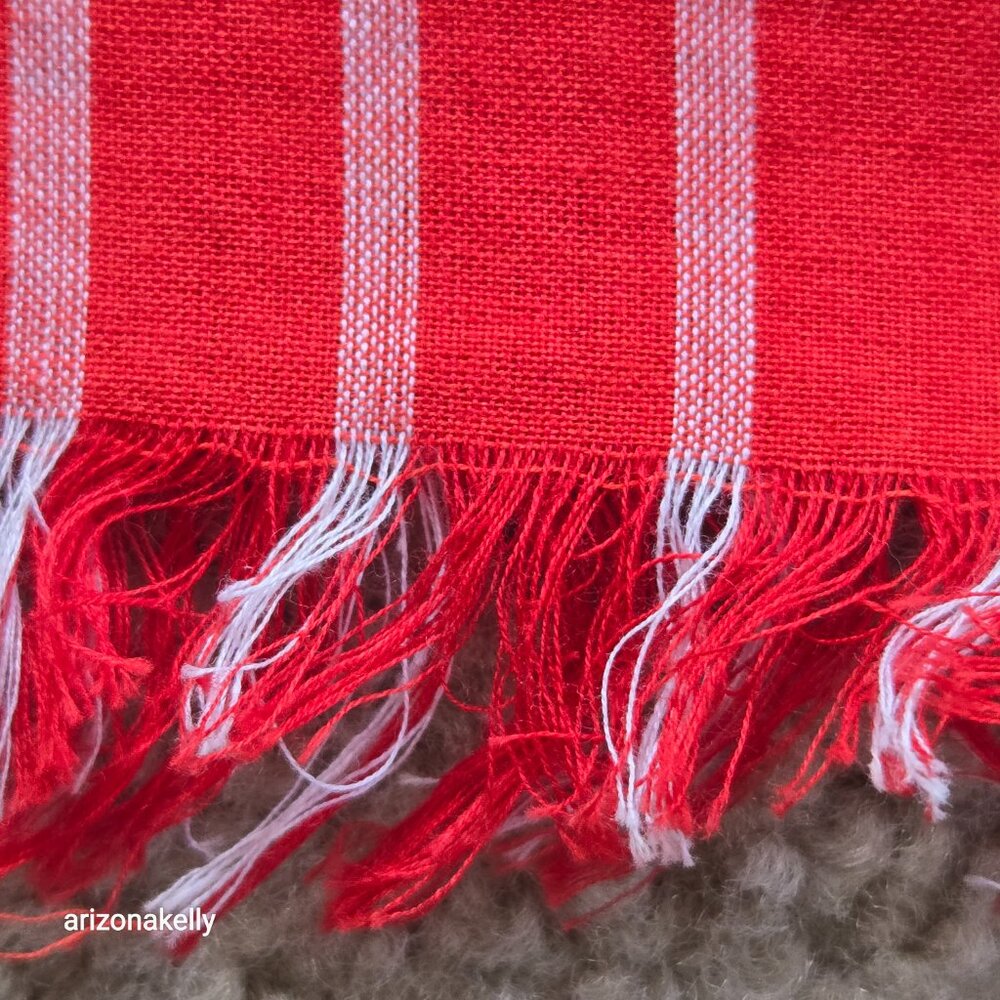 Brooks Brothers Cotton Scarf Lightweight RED - Picture 7 of 11